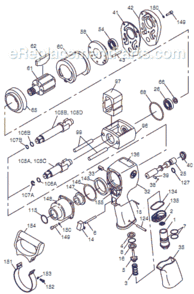 Page A Diagram and Parts List for CP771 T025273 Chicago Pneumatic Wrench